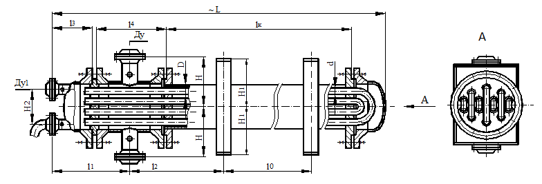 Теплообменник ТММ7 57/108-4, 0/1, 6