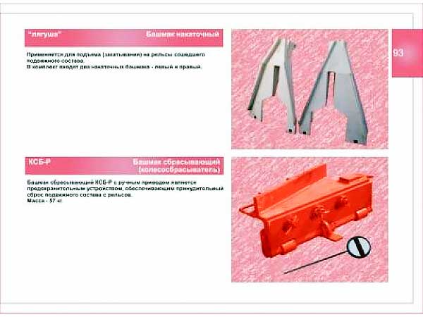 Башмак колесосбрасывающий ручной (Екатеринбург)