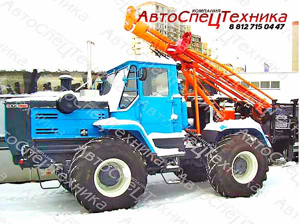 Бурильно-крановая машина БКМ-321 - Т-150 (трактор) (Санкт-Петербург)